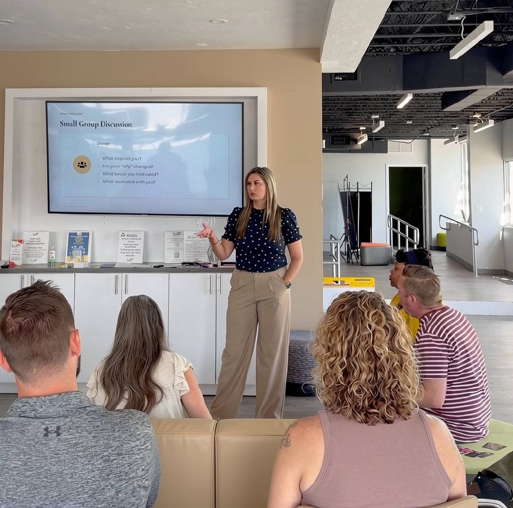 Nicole presenting